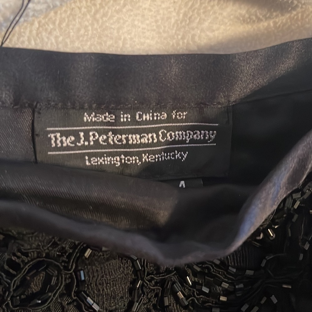 THE J. Peterman Company Stunning beaded skirt with scallop edges at the bottom 4 - Picture 3 of 8